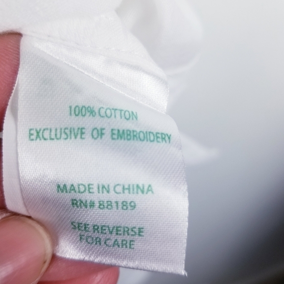 Lilly Pulitzer Amelia Sunburst Embroidered Tunic Top size Large - Picture 9 of 10